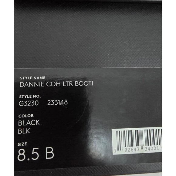 Coach Dannie Saddle Black Block Heel Western Style Leather Ankle Boots S… - Picture 11 of 11